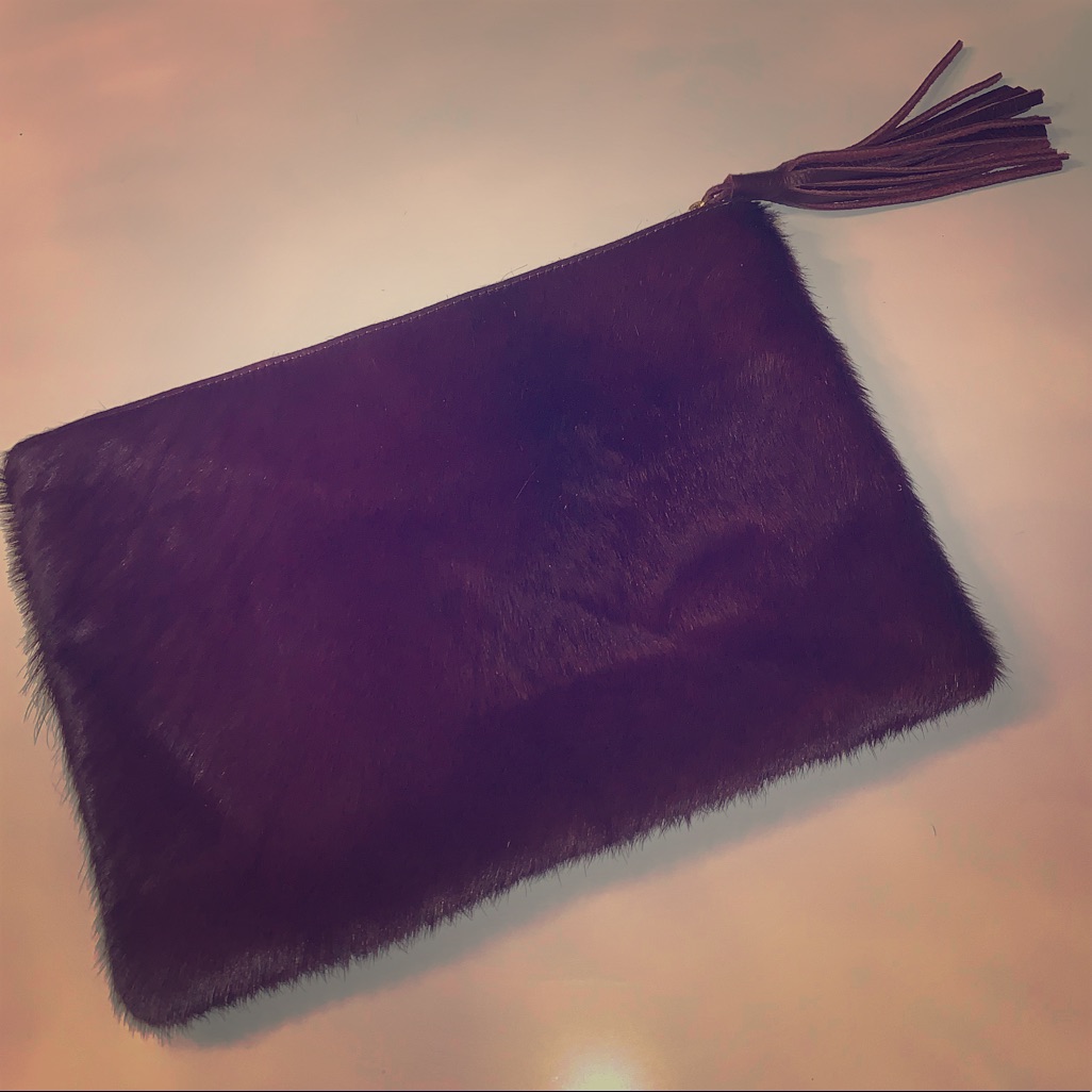 Fur Tassel Clutch